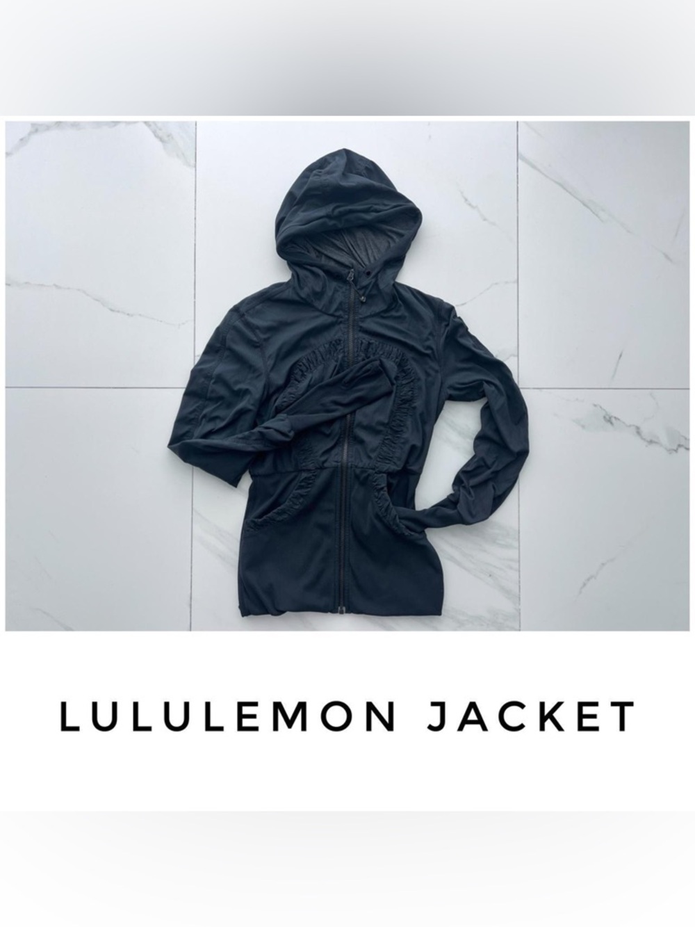 ❌Lululemon jacket size 6 black dance studio reversible❌